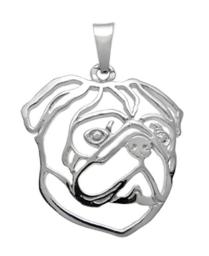 Silver paws - Stribrne tlapky Carlin Chien Plaqué Rhodium Argent Sterling Pendentif Cover