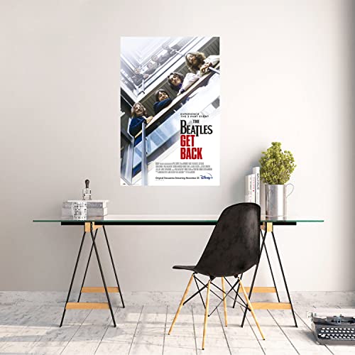 Grupo Erik The Beatles Get Back – Affiche murale enroulée 61 x 91,5 cm - Les Beatles, Paul McCartney, John Lennon, RIngo Starr, George Harrison Grupo Erik The Beatles Get Back – Affiche murale enroulée 61 x 91,5 cm – Image 3