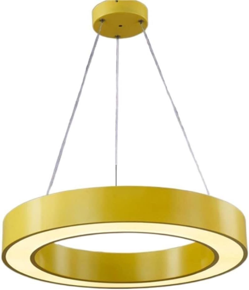 Lumière suspendue minimaliste à LED pour sublimer l'ambiance chaleureuse de votre salle à manger