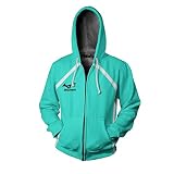 Gooyeh Haikyuu Sudadera con Capucha Niños Sudadera para Adultos con Cremallera Hinata Shoyo/Oikawa Tooru Otooru Otoño/Invierno Chaqueta de Punto con Capucha Sudadera de Manga Larga, tipo 7, XL
