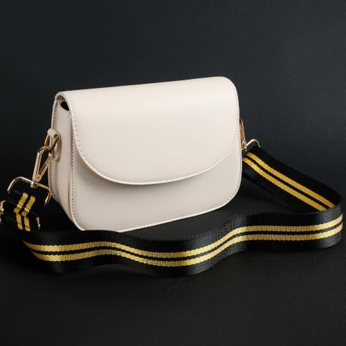 Image of chushui Bold Stripe Purse Strap for Handbags, Woven Shoulder Strap | Woven Fabric