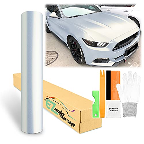 60"x360" (5FTx30FT) Platinum Silver Matte Metallic Satin Pearl Vinyl Wrap Sticker Sheet Film Car Auto Vehicle DIY Decal Bubble Free Air Release Self Adhesive Peel and Stick Free Tool Kit