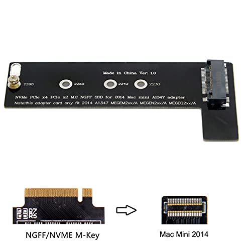 Image of M.2 NGFF M-Key NVME SSD Convertor Card for 2014 MAC A1347 MEGEN2 MEGEM2 MEGEQ2 Mini