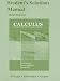 Student Solutions Manual for Calculus and Its Applications