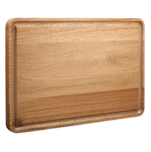Tabla de cortar rectangular de madera acacia 29.97x20.07x1.52 cm miniatura 1