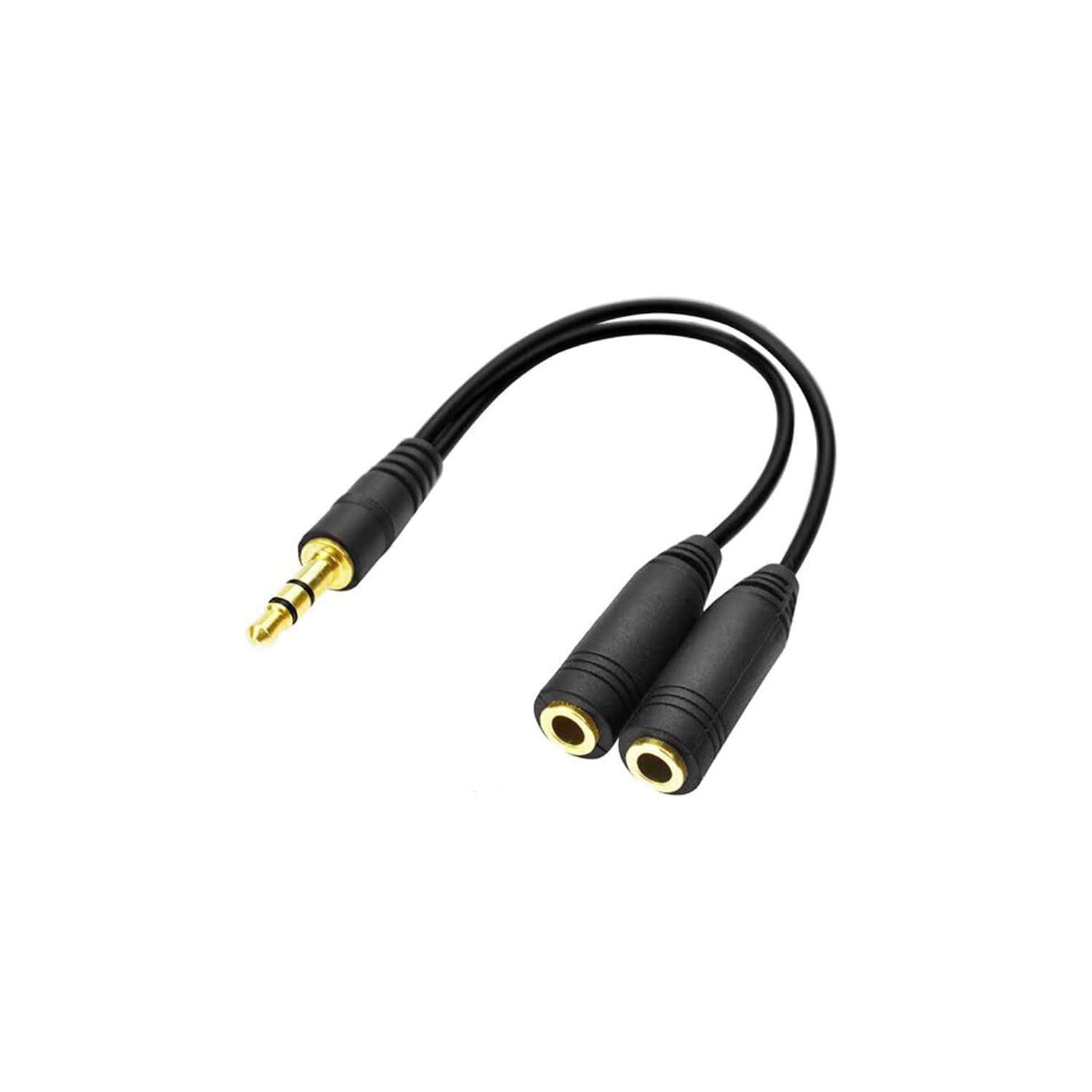 Amazon | 3.5mm AUXケーブル 2分配 オーディオケーブル イヤホン分岐