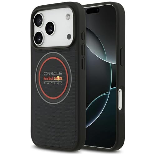 Coque MagSafe iPhone 17 Pro Red Bull antichoc bleu marine avec anneau