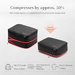Bee Nesting BeeNesting Waterproof Compression Packing Cubes sets,Large Travel Packing organizers for Carry on Luggage,2 Sides Expandable Storage Bags - Image 3