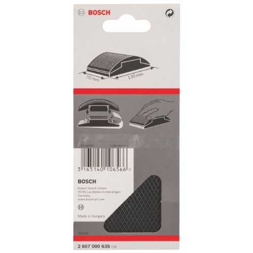 Bosch 2 607 000 635 - Taco de lijar, 70 x 130 mm, pack de 1