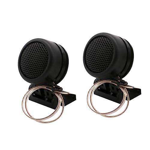 MUCKLILY 1pair Car Speakers with Mounting Brackets Compact Auto Audio for Crisp High-pitched Sound Easy Installation for Vehicle Upgrades