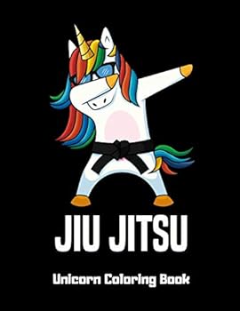 Jiu Jitsu Unicorn Coloring Book: A Fun Activity Book, Gift Idea For Kids, Unicorn Coloring Books For Girls Ages 4-8, Children's coloring books