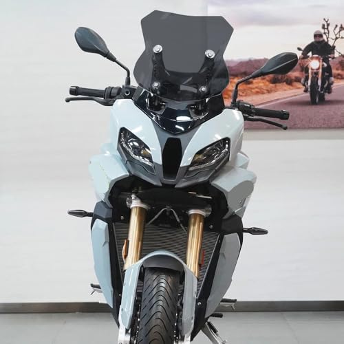 Déflecteur d'air moto S1000XR élargi noir : éliminez la pression du vent sur autoroute