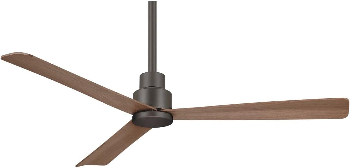 Minka Aire F787-ORB 52" 3-Blade Ceiling Fan in Oil Rubbed Bronze Finish with Medium Maple Blades