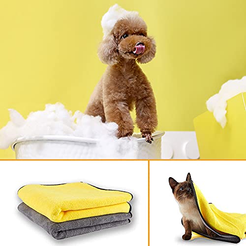 Dhohoo Asciugamani per Cani, Ultra Assorbente, per...