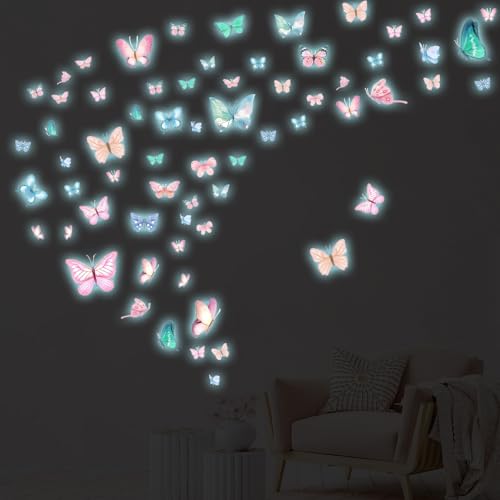 Vinilos Decorativos Mariposas Luminosas Pegatinas Autoadhesivas miniatura 6