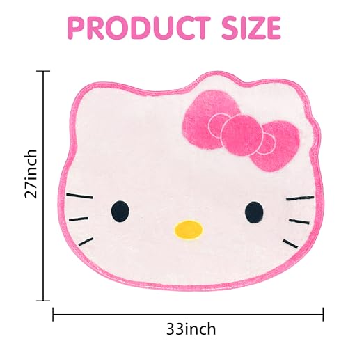 Tapete decorativo suave diseño Kitty para dormitorio miniatura 2