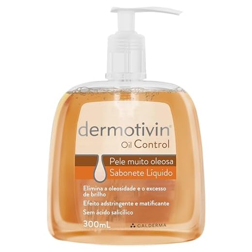 Dermotivin Oil Control Sabonete Liquido Pump 300 Ml, multi-colored