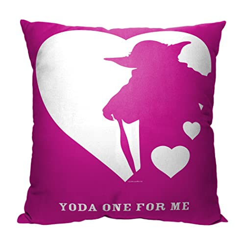 Northwest Star Wars Pillow, 18" x 18", Yoda One