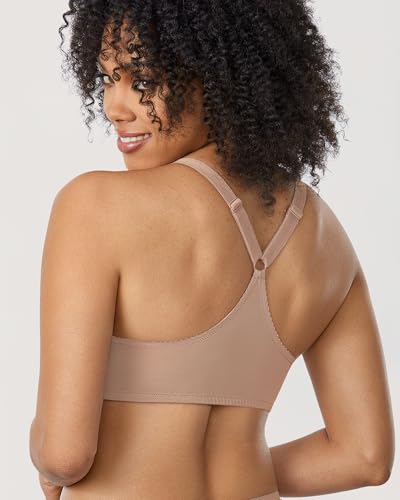 Image of DELIMIRA Women's Front Closure Racerback Bras | Plus Size, Full Coverage, Lace, Underwire, No Padding Unlined