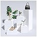 Elegant White Display Plinths for Events & Bridal Shops - 30x30x60 cm Risers for Clothing, Dessert Table Decorations & Showcase Displays - Perfect Pedestals for All Occasions