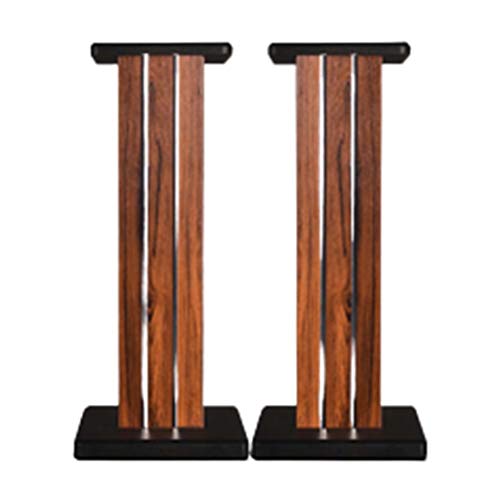 Accessoires pour enceintes Support De Haut-Parleur en Bois Massif Étagère De Son Au Sol Trépied De Son Surround Professionnel Fait Main Plateau Prend en Charge L'installation Horizontale Et Verticale Cover