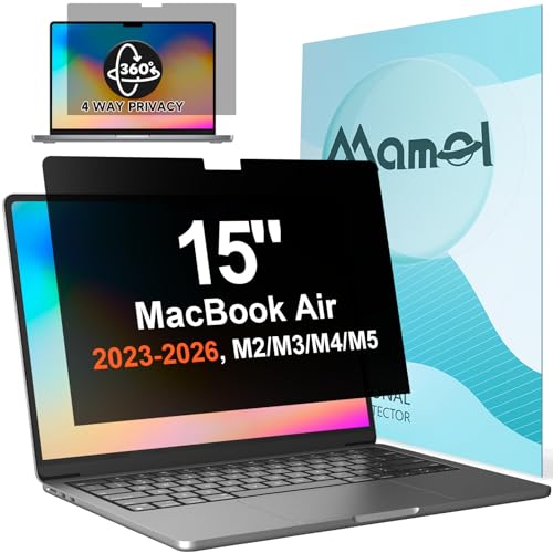 Filtre lumière bleue MacBook Air 15 protecteur mat anti-reflet pour travailler confortablement