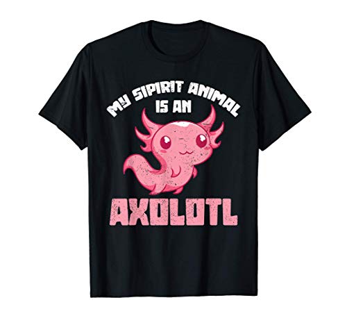 Espíritu Animal Axolotl Salamandra Mexicana Exótico Ajolote Camiseta