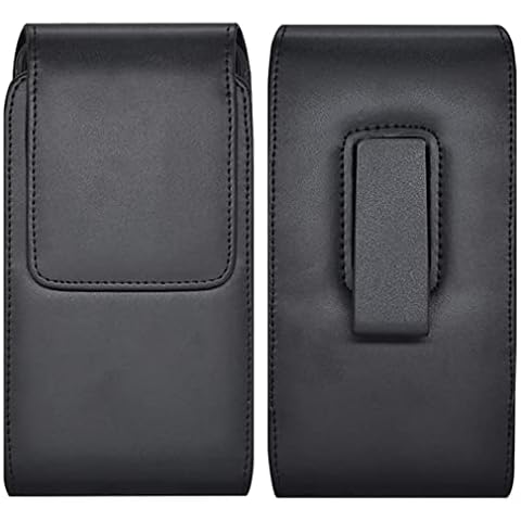 PU Leather Swivel Belt Clip Holster Large Cell Phone Case Holder for Samsung Galaxy S21 Ultra,S20 Ultra,Note 20 Ultra 10+/ Moto G Power 2021/ LG V60 ThinQ,Stylo 6,Velvet K51/ OnePlus Nord N100/8 Pro Cover