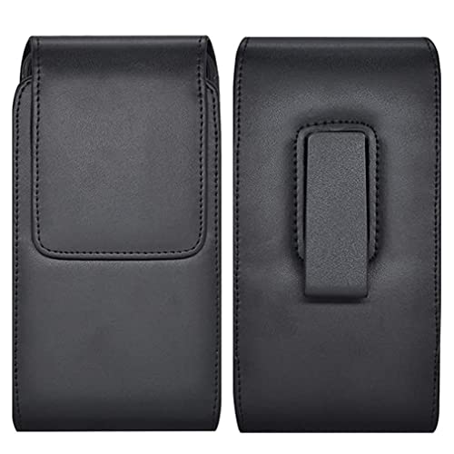 PU Leather Swivel Belt Clip Holster Large Cell Phone Case Holder for Samsung Galaxy S21 Ultra,S20 Ultra,Note 20 Ultra 10+/ Moto G Power 2021/ LG V60 ThinQ,Stylo 6,Velvet K51/ OnePlus Nord N100/8 Pro