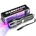 DARKBEAM A100 Torcia UV 365nm 395nm LED, Lampada di Wood Portatile, Luce Nera Ultravioletta Blacklight Mini, Animali Urina Cane/Gatto Smacchiatore Rivelatore, Resina indurita