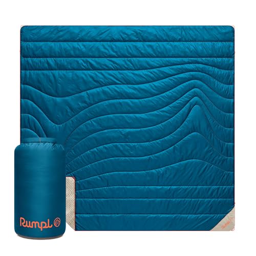 Rumpl Fleece Puffy Blanket with Fleece Liner and Weather Resistant