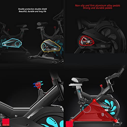 Image of Exercise Bikes Multi-Riding Position Adjustment Indoor OutdoorCycling Bike 6-Slot Reinforced Aluminum Alloy Belt Spring Damping Multiple Protection
