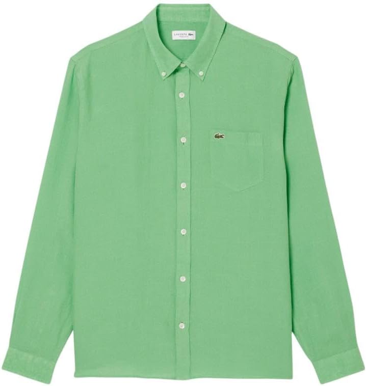 Lacoste Men's Regular Fit Linen Shirt