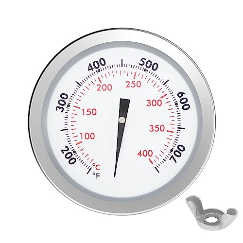 67088/67731 BBQ-Thermometer for Weber Genesis Grill Parts, Genesis 300 E-310 S-310 E-330 S-330, Genesis II & Summit Series Grills, Accurate Temperature Gauge, 200-700F, 2-3/8\" Dia