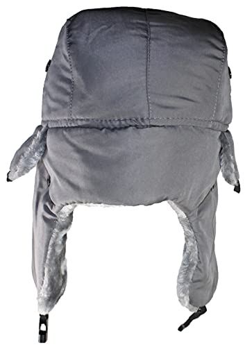 Best Winter Hats Big Kids Nylon Russian/Aviator Winter Cap (One Size) - Gray #TOP2