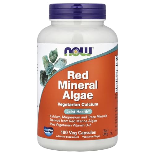 NOW Foods - Red Mineral Algae Vegetarian Calcium...