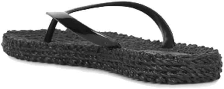 ILSE JACOBSEN Women's flip-Flop-Sandals, Black, 11