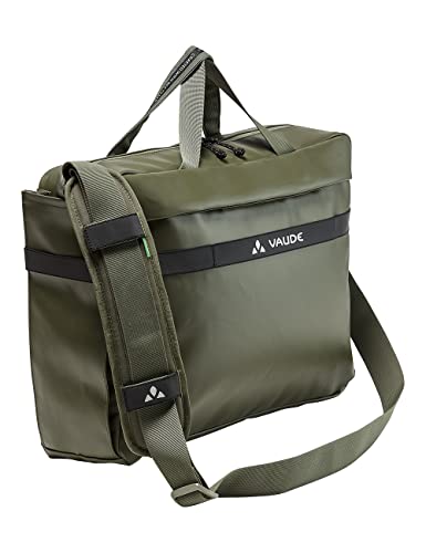 VAUDE Fahrrad 2in1 Hinterradtasche und Bürotasche Mineo Commuter Briefcase 17 Liter, Khaki, Einheitsgröße