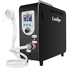 Portable Water Heater for Camping, 4500mah Battery for Propane Camp Shower, 40,900 BTU Tankless Outdoor Shower for Hiking, Travel, Pets & Car Washing