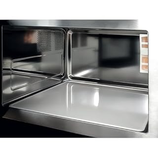 Beko Professional PRO 25IX_BP - Forno a microonde, capacità 25 litri, in acciaio inox, 36,4 x 51,1 x 31,1 cm, senza piatto girevole, finestra in ceramica