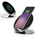 Produktbild AURSEN Fast Wireless Charger, 10W Qi Kabelloses Ladegerät für Samsung Galaxy S9/S9 Plus/S8/S8+/Note 9/Note 8/S7/S6, Induktive Ladestation für iPhone X/8/8+/iPhone XR/XS MAX - Silber
