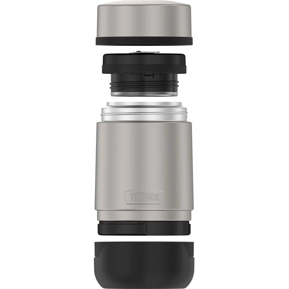 THERMOS ALTA SERIES BY Tarro de acero inoxidable (18 onzas), color negro
