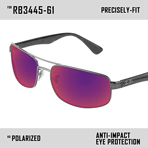 Image of Polarized Replacement Lenses for Ray-Ban RB3445 Sunglass
