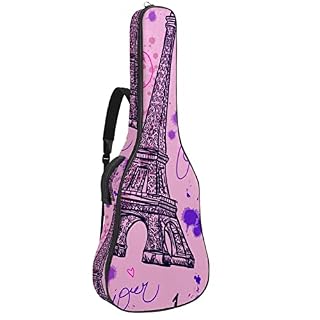 Housse de guitare Rock Ston Thinking pleine grandeur, rembourrée et protectrice pour guitare acoustique classique… - Les Beatles, Paul McCartney, John Lennon, RIngo Starr, George Harrison