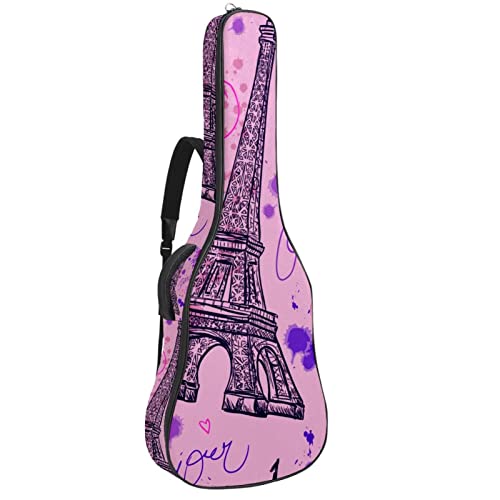 Housse de guitare Rock Ston Thinking pleine grandeur, rembourrée et protectrice pour guitare acoustique classique… - Les Beatles, Paul McCartney, John Lennon, RIngo Starr, George Harrison Housse de guitare Rock Ston Thinking pleine grandeur, rembourrée et protectrice pour guitare acoustique classique…