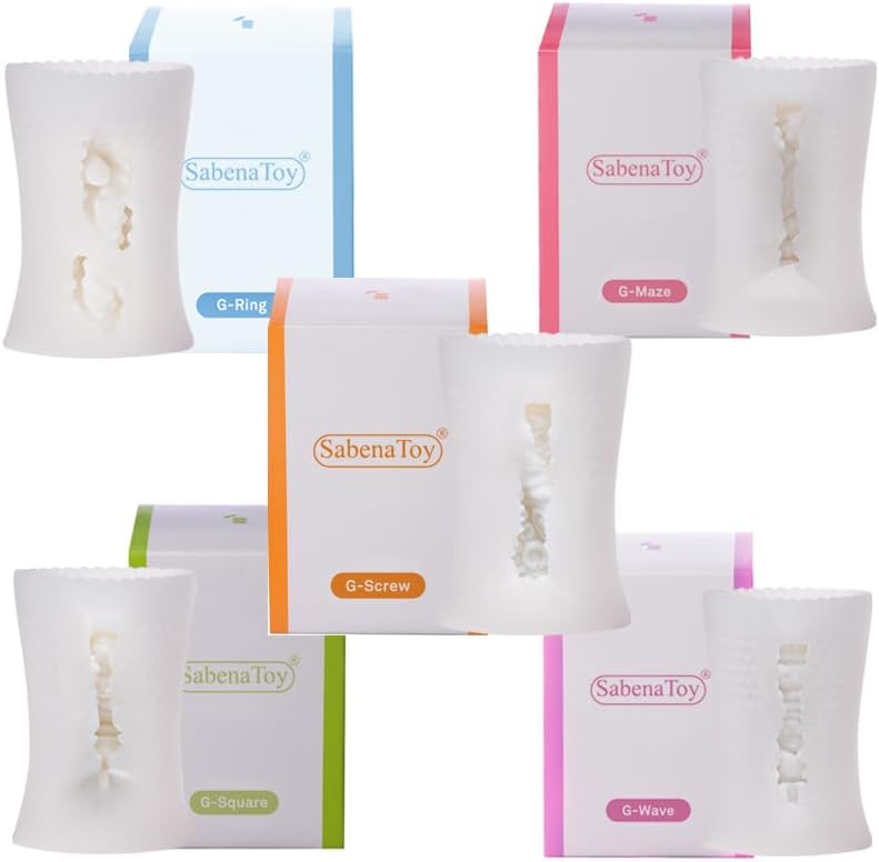 Male Masturbator in Capsule, Easy to Carry Penis Egg Masturbators, Mens Self-Pleasure Toys, Men Sex Toys for Palm Massager, Adult Toys for Glans Stimulator Disposable(G-Wave Purple)