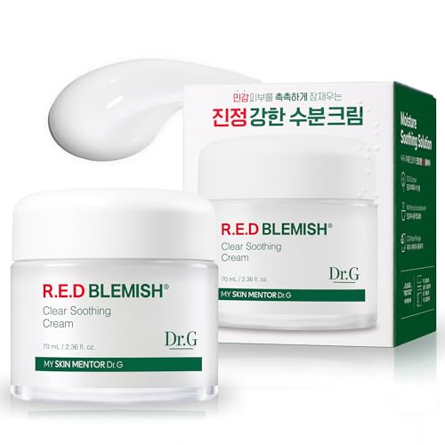 DrG-Red-Blemish-Clear-Soothing-Korean-Moisturizer-Face-Cream-70ml-Cica-Cream-Korean-Skin-Care-Moisturizer-Korean-Face-Moisturizer-Facial-Moisturizer-Korean-Skincare-K-Beauty-Skincare-Coreano
