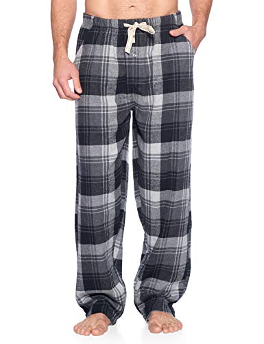 Ashford & Brooks Mens Super Soft Flannel Plaid Pajama Sleep Pants