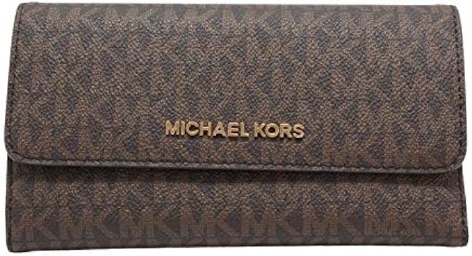 Michael Kors Women's Jet Set Travel Large Trifold Wallet