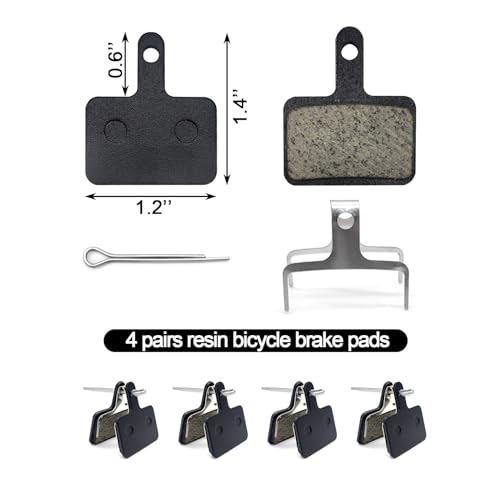 Blingkingdom BK-10B47 4 Pairs Bicycle Disc Brake Pads, Resin Brake Pads Replacement thumb #3